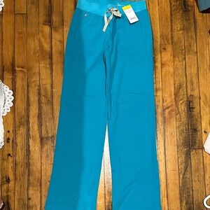 FIGS XXS Teal wide Leg scrub pant